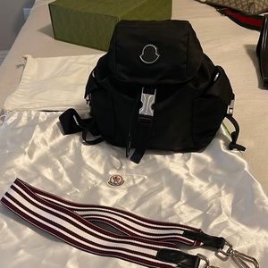 Selling MONCLER nylon small backpack it’s in excellent condition